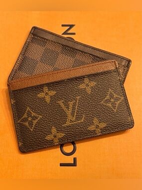 Authentic Vintage Louis Vuitton Monogram OR Damier Ebene Card Holders